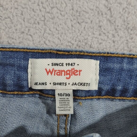 NEW Wrangler Womens Size 10 High-Rise Bootcut Jeans Blue Denim Stretch - Picture 4 of 7